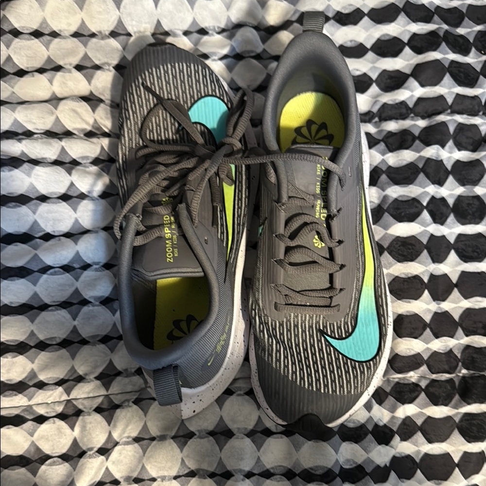 Nike Gray and Blue Athletic Shoes with Breathable Mesh/pegasus